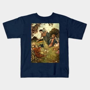 110th Quatrain - Edmund Dulac Kids T-Shirt